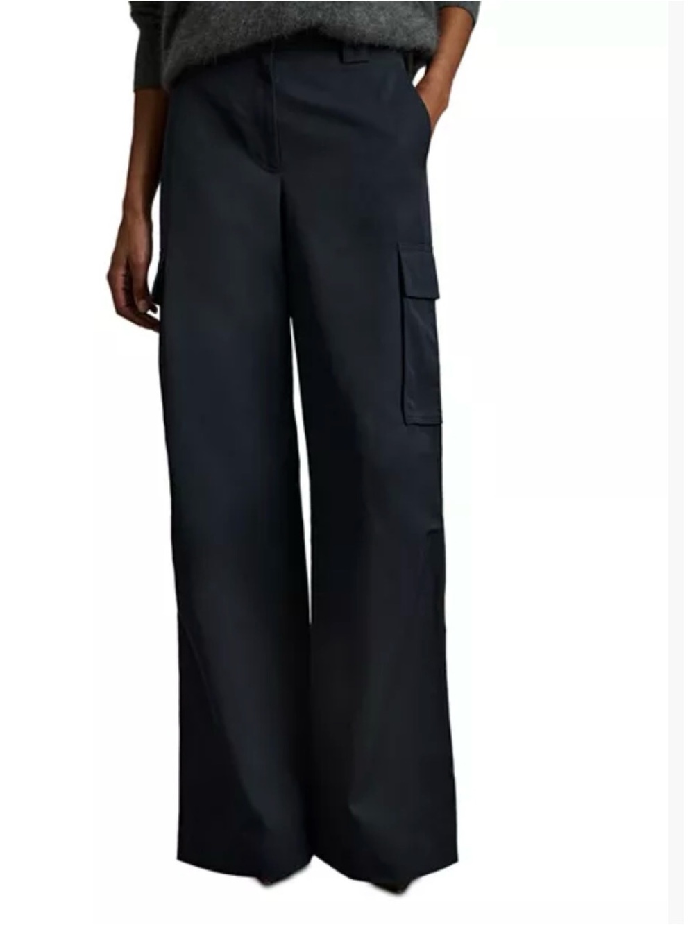 Reiss Ava combat pants - navy blue